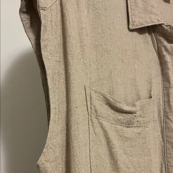 EUC | 14 | Universal Thread Tan Sleeveless Jumpsuit - Picture 6 of 8